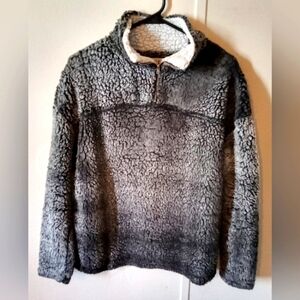 BKE Cozy Sherpa Quarter-Zip Pullover Women's Size S